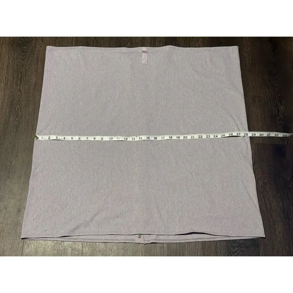 Lululemon Snap Vinyasa Light Purple One Size Scarf Wrap